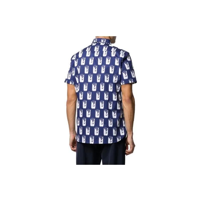 KENZO Shirts Men Blue-2