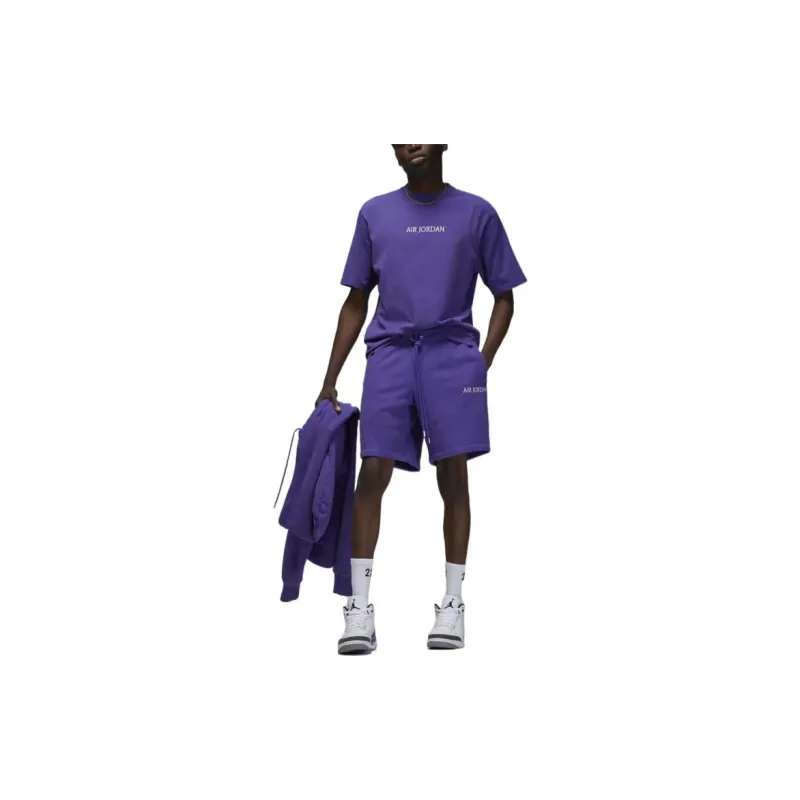 Jordan T Shirts Men Dark Purple-2
