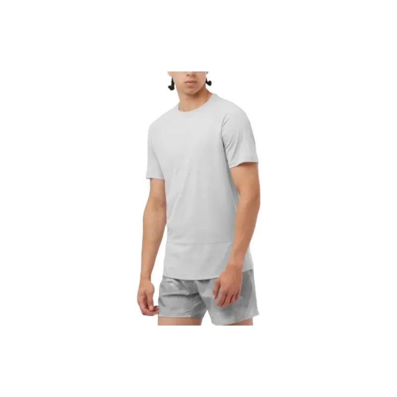 SALOMON CROSS RUN T-Shirt Men's Gray Purple-2