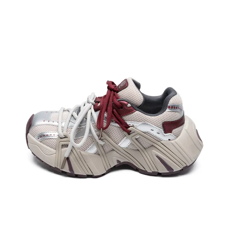 ZHR Durable Breathable Low-Top Chunky Sneakers Women's-0