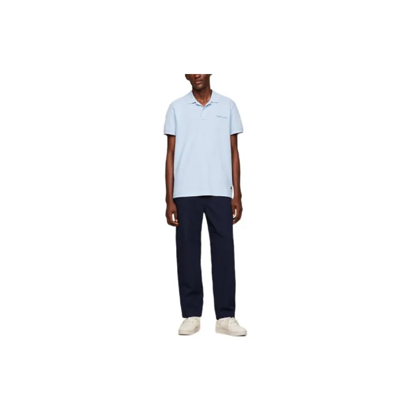 Tommy Hilfiger Classics Logo Regular Fit Polo Shirt Men's Blue-1
