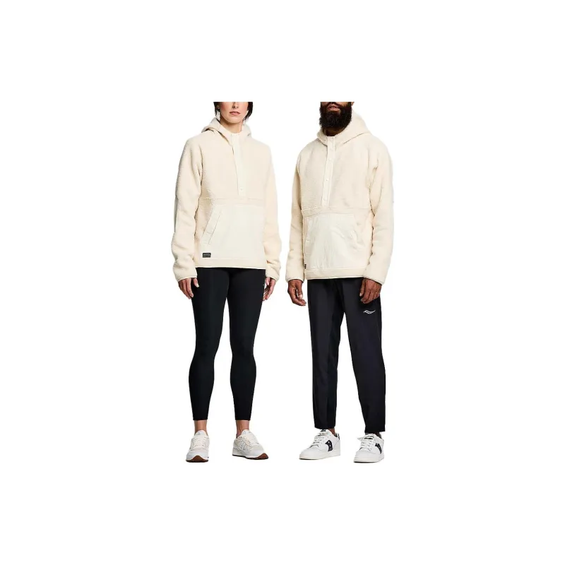 Saucony Recovery Sherpa Sweatshirts Unisex Linen-1