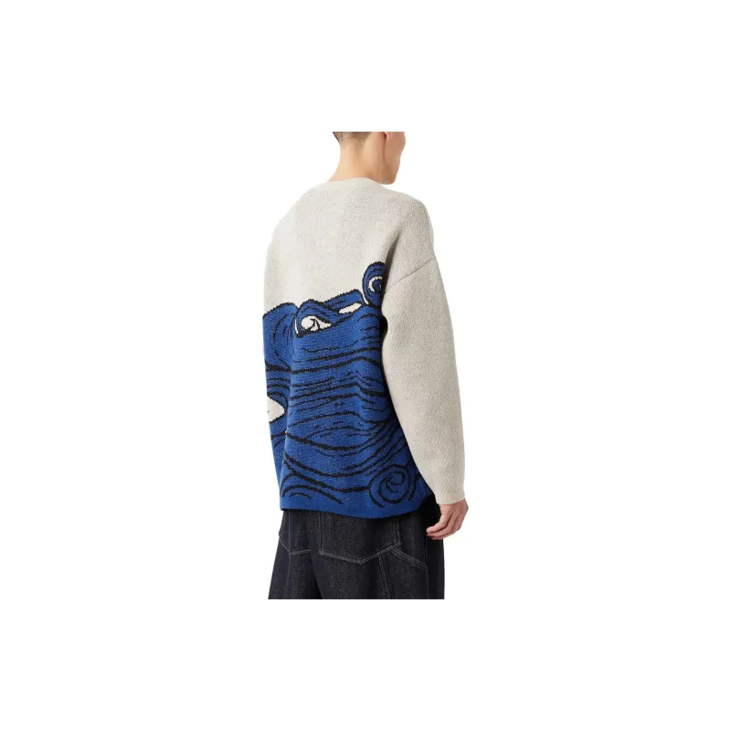 EMPORIO ARMANI Sweaters Men Gray Blue-2