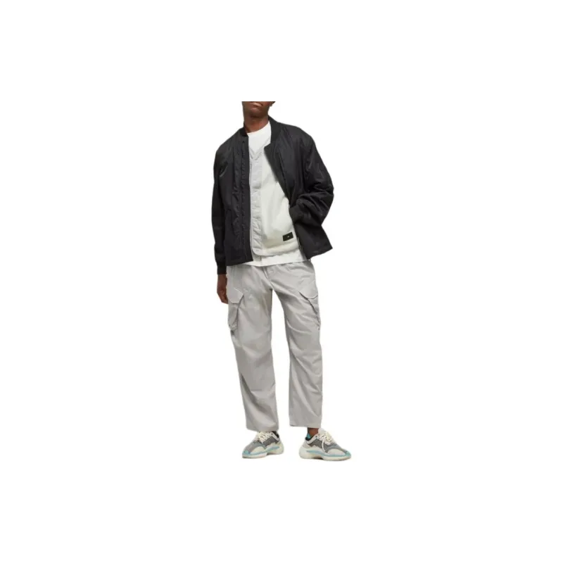 Y 3 Calça Ripstop Casual Pants Men's Gray-3