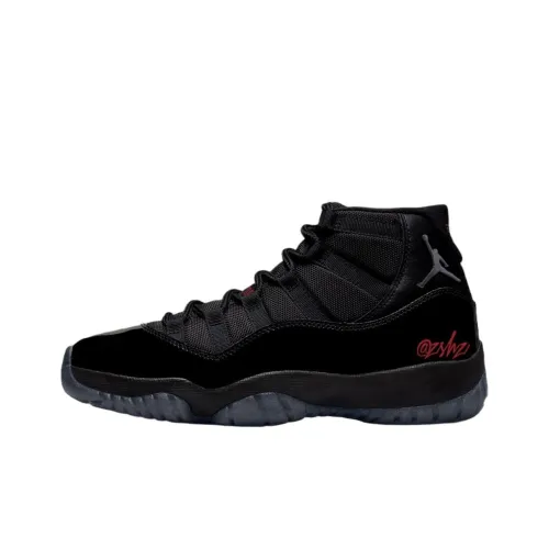 jordan smiths Air jordan smiths 11 Anti Slip Wear Resistant High Top Vintage Basketball Shoes Men's Black