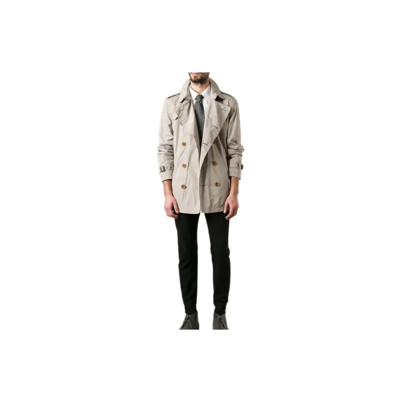 Burberry Trench Coat Men's Khaki-1
