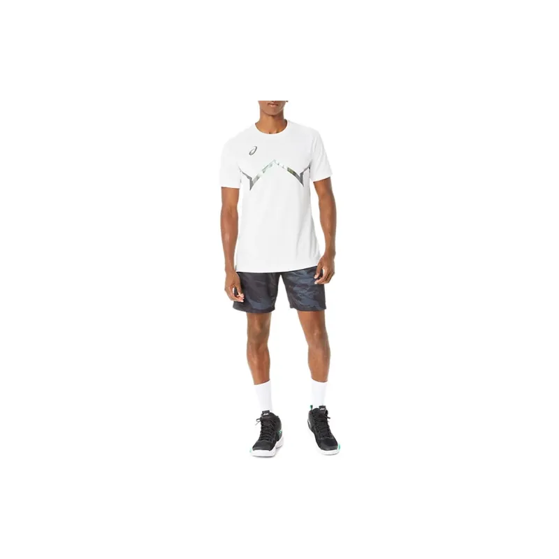 Asics T Shirt Unisex Bright White-4