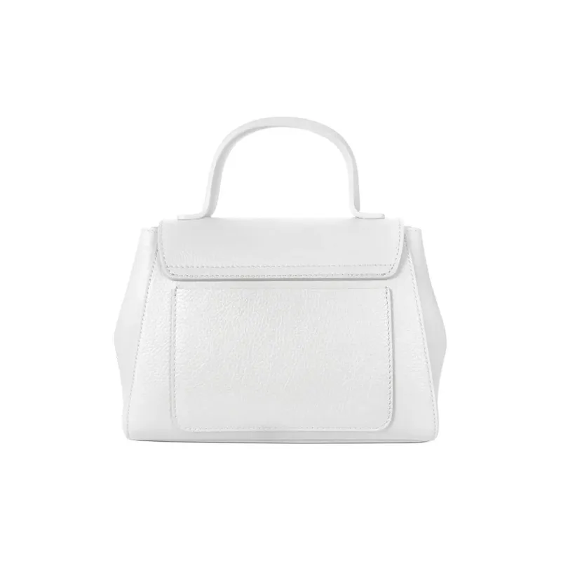Le Parmentier Genuine Leather Handbag Regular Women's White-2