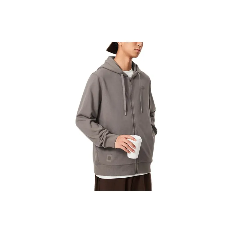 LiNing Sweatshirt Unisex Tree Gray Brown-3