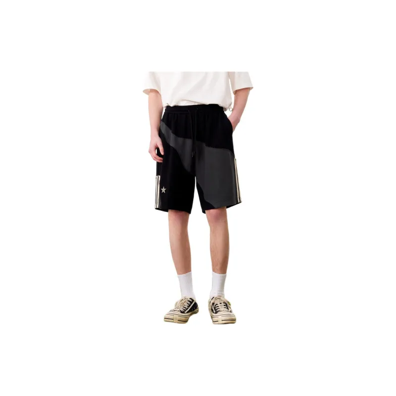 Bosieagender Casual Shorts Unisex Black-1