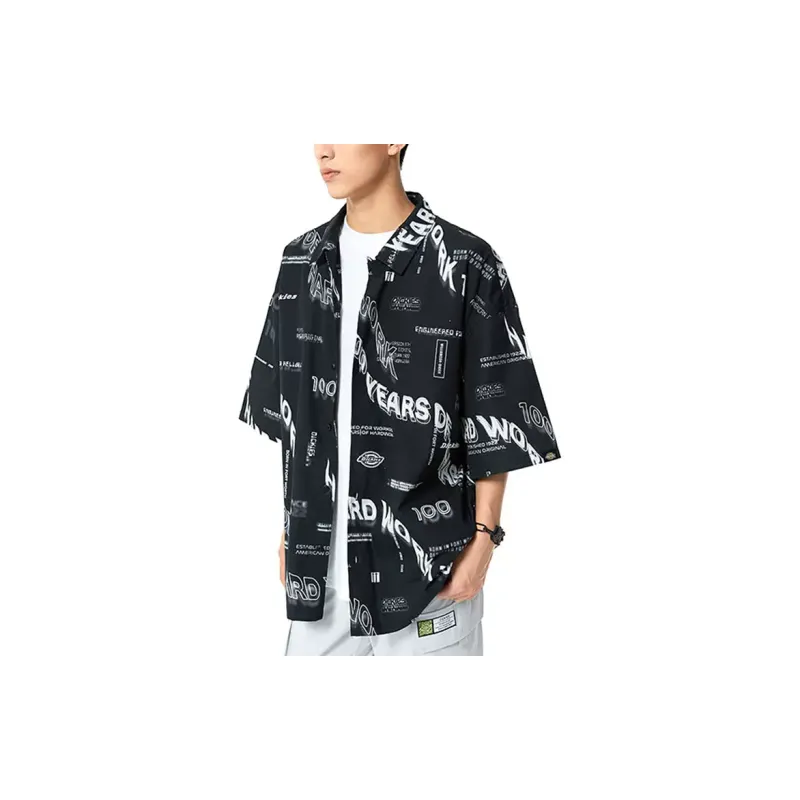 Dickies SS23 Shirt Men's Black White-1