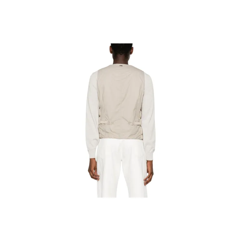 HERNO V neck Down Gilet-2