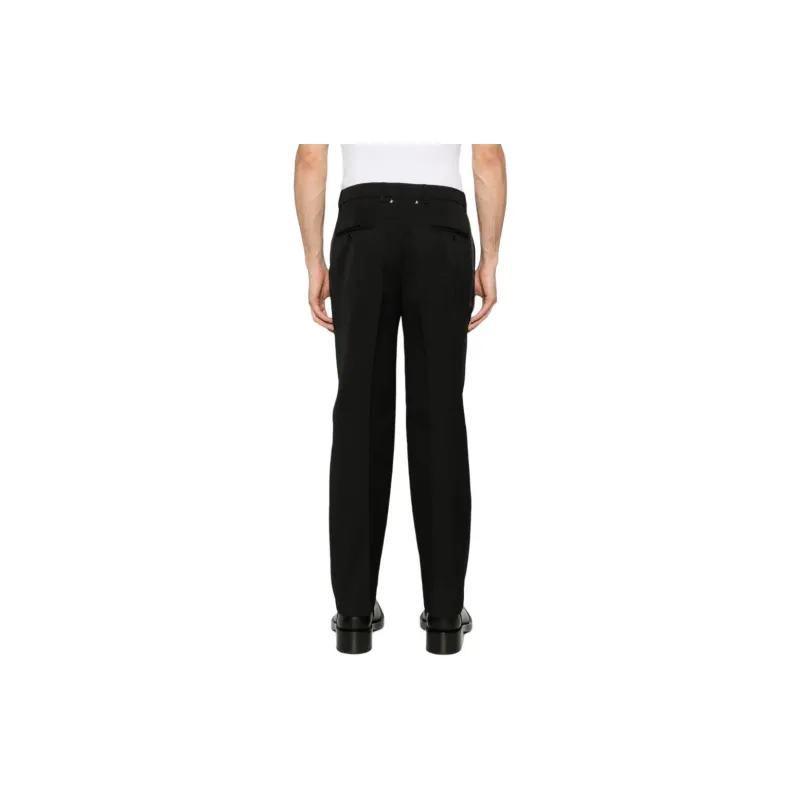Golden Goose Satin Trim Straight Leg Trousers-2