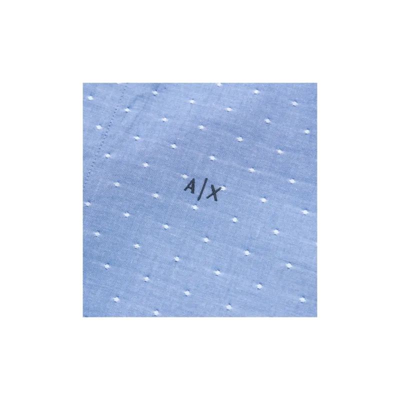 ARMANI EXCHANGE Shirts Men Blue-4