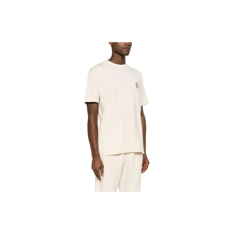 Marcelo Burlon Crewneck Short Sleeved T Shirt-1