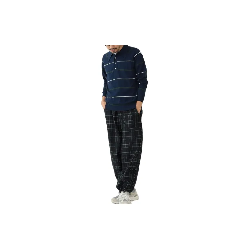 Beams Checked Trousers-4