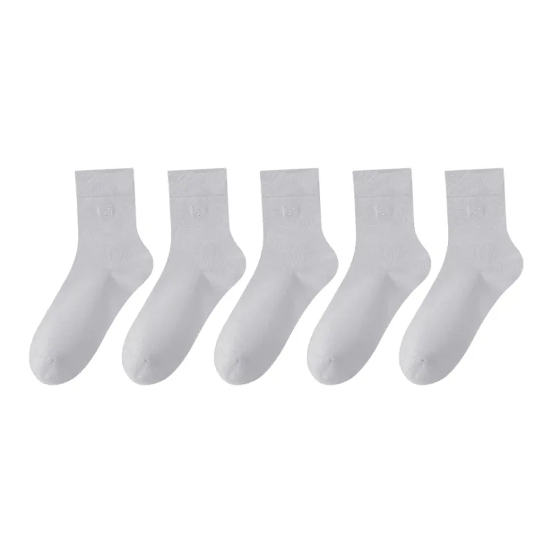 MIIOW Mid Calf Socks Men's 5 Pack-12