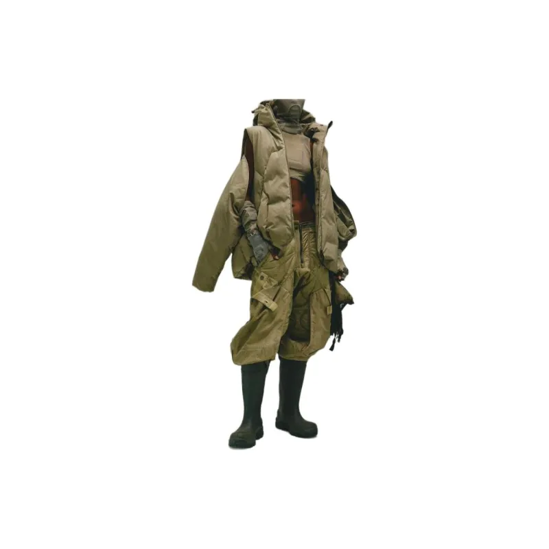 Adidas Originals x HAMCUS Down Jacket Unisex Khaki-5
