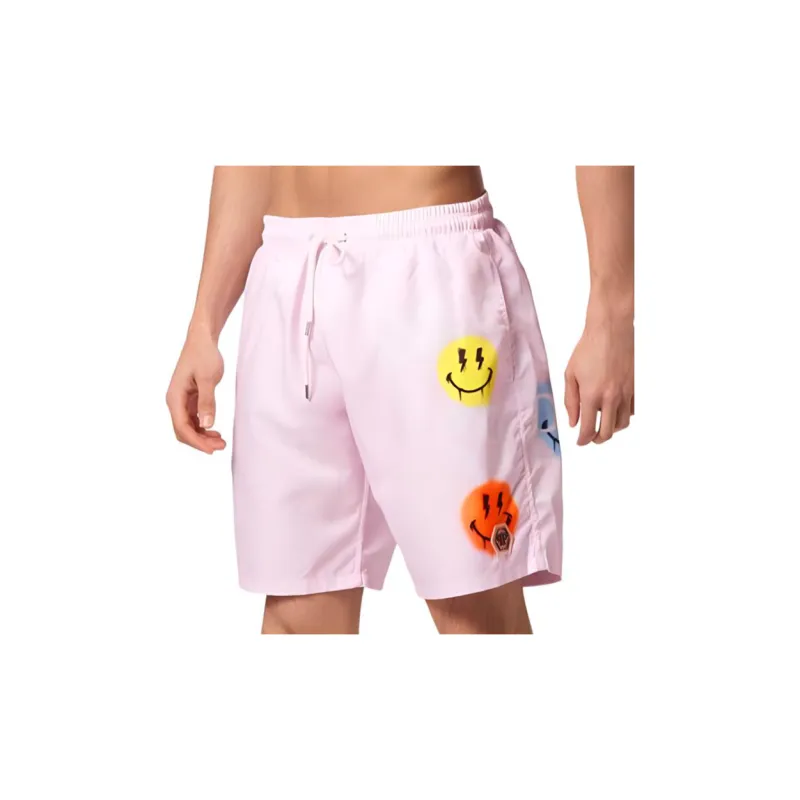PHILIPP PLEIN Logo print Swim Shorts-1