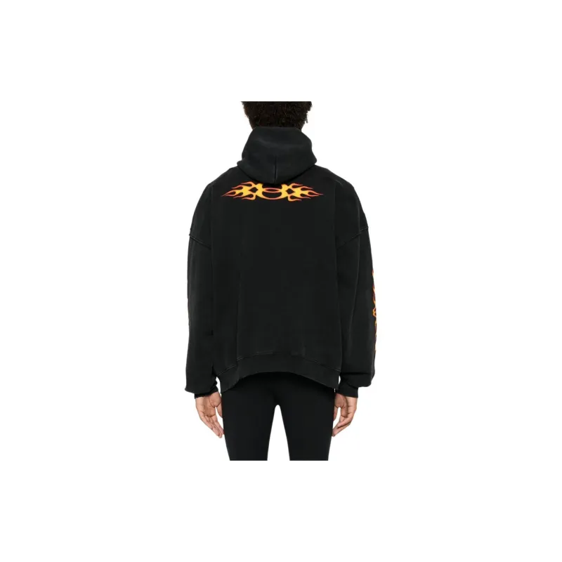 Balenciaga Logo Embroidered Hoodie-3