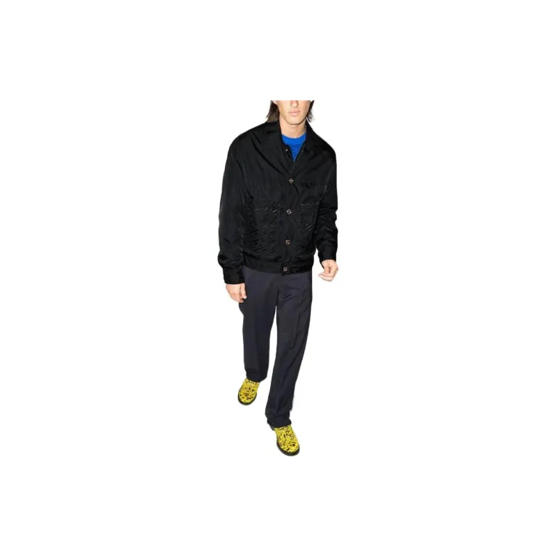VERSACE Jackets Men Black-2