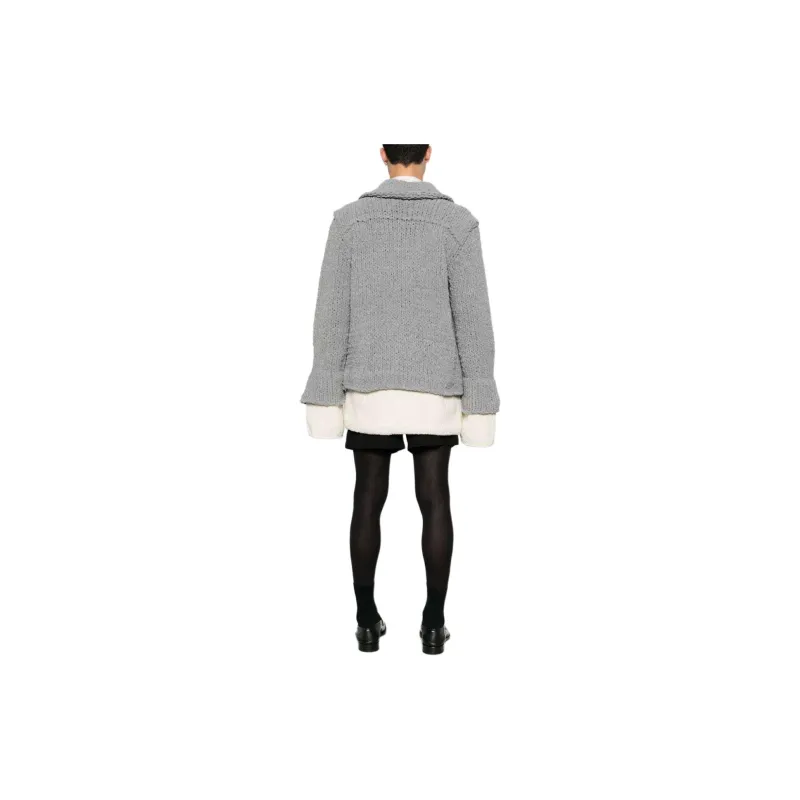 JW Anderson Layered Drop Shoulder Cardigan-2