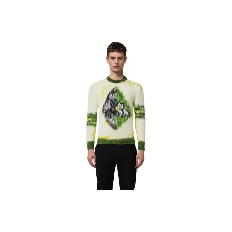 DIOR Quarterly New Products Sweaters Men Green-2