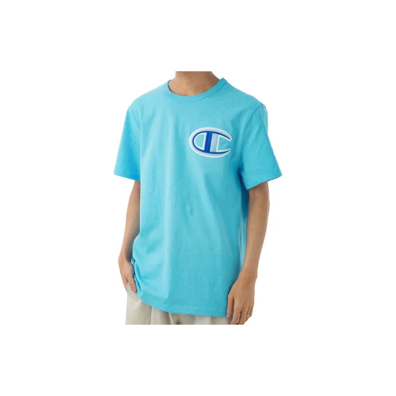 Champion T Shirts Unisex Sky Blue-2