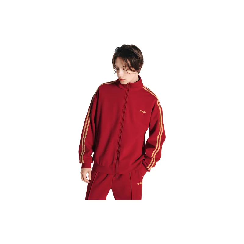 NERDY Jackets Coats Unisex Deep Red-9