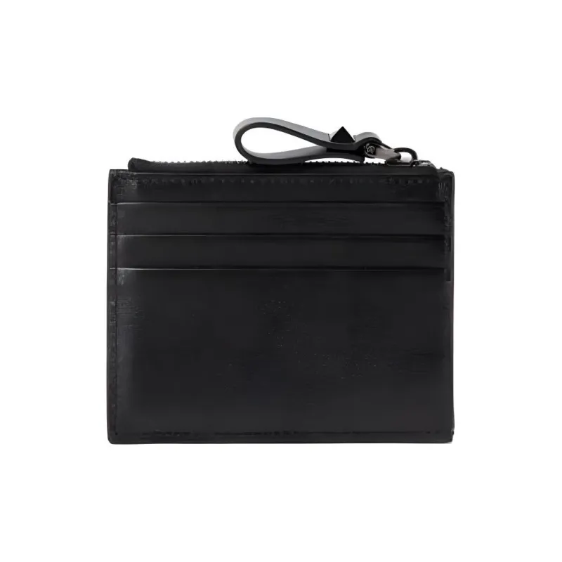 Valentino Garavani Rockstud Logo Printed Card Holder-3