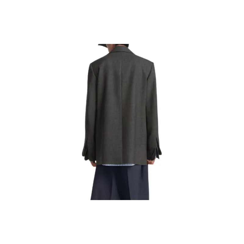 DIOR Shawl Collar Oversized Jacket-4