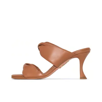 AQUAZZURA Twist 75mm Leather Mules