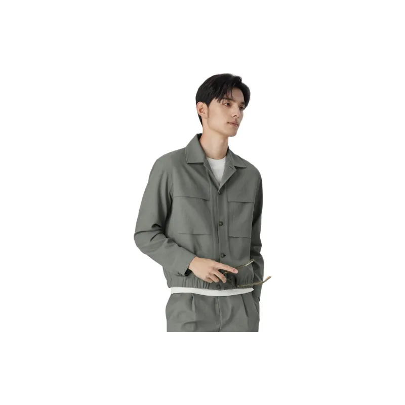 ZIOZIA Jackets Coats Men's Mint-1
