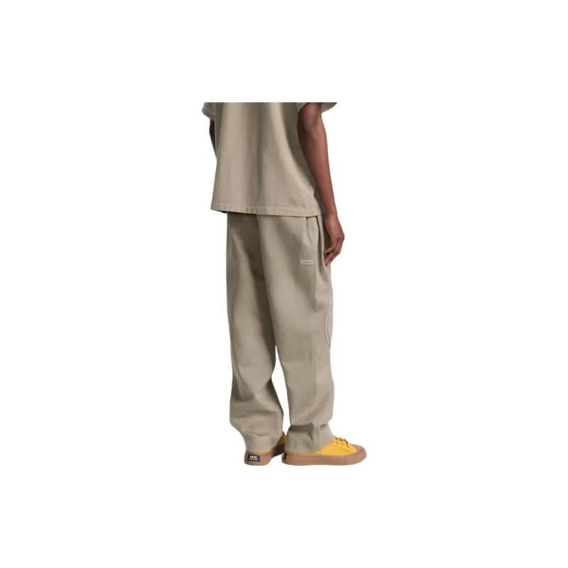 DIOR X Stone Island Cotton Blend Satin Loose Fit Sportswear Pants-3