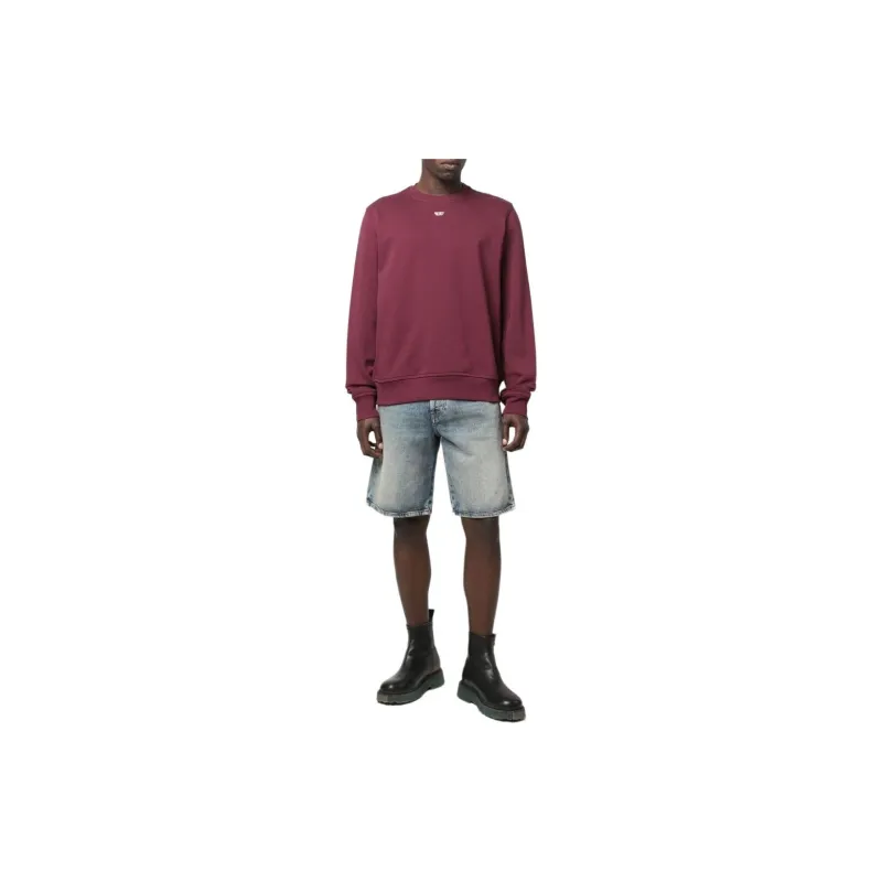 DIESEL Sweatshirts Unisex Deep Red-3