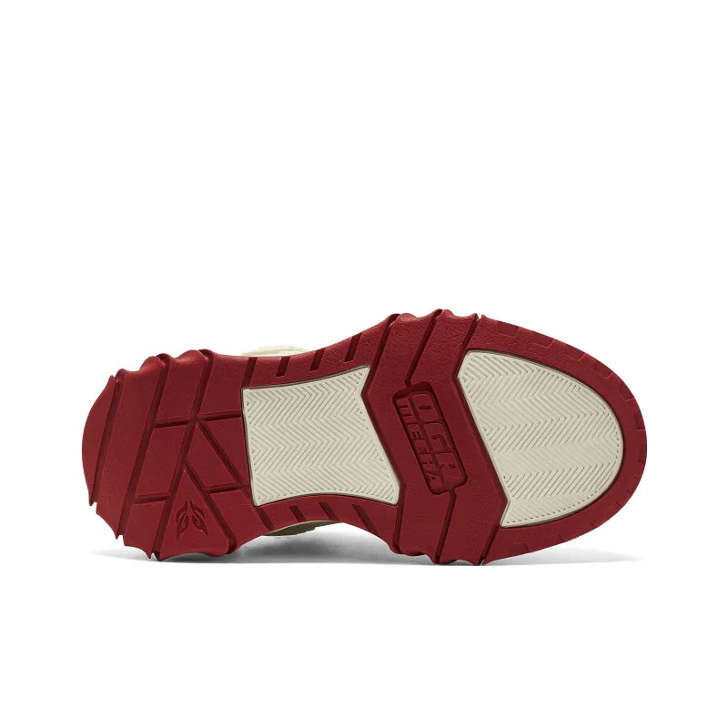 OGR Wave Rider Rebound Wear-Resistant Slip-Resistant Low-Top Casual Shoes Unisex Vintage Beige Red-6