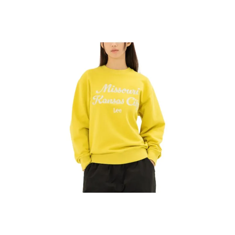 Lee Sweatshirts Unisex Yellow-7