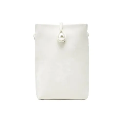 JOSINY PU With Cow Split Leather Cell Phone Pouch Trumpets Women's White/Black/Silver/Pink