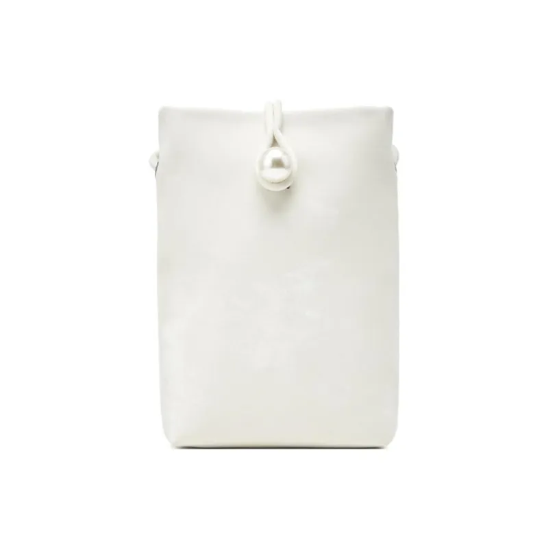JOSINY PU With Cow Split Leather Cell Phone Pouch Trumpets Women's White/Black/Silver/Pink-0