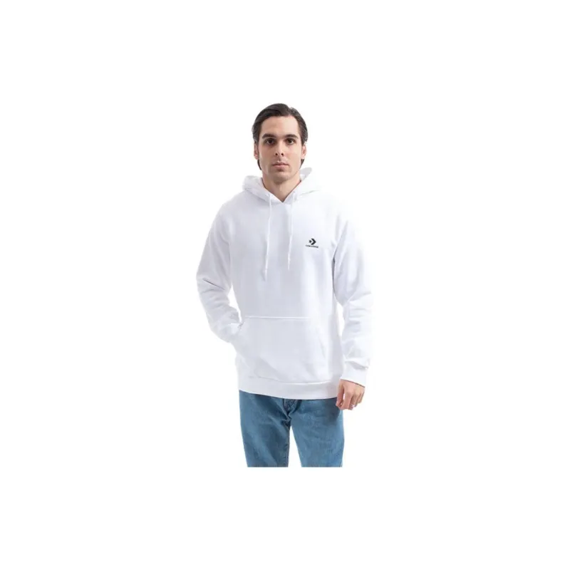 Converse Embroidered Star Chevron Sweatshirt Men's White-3