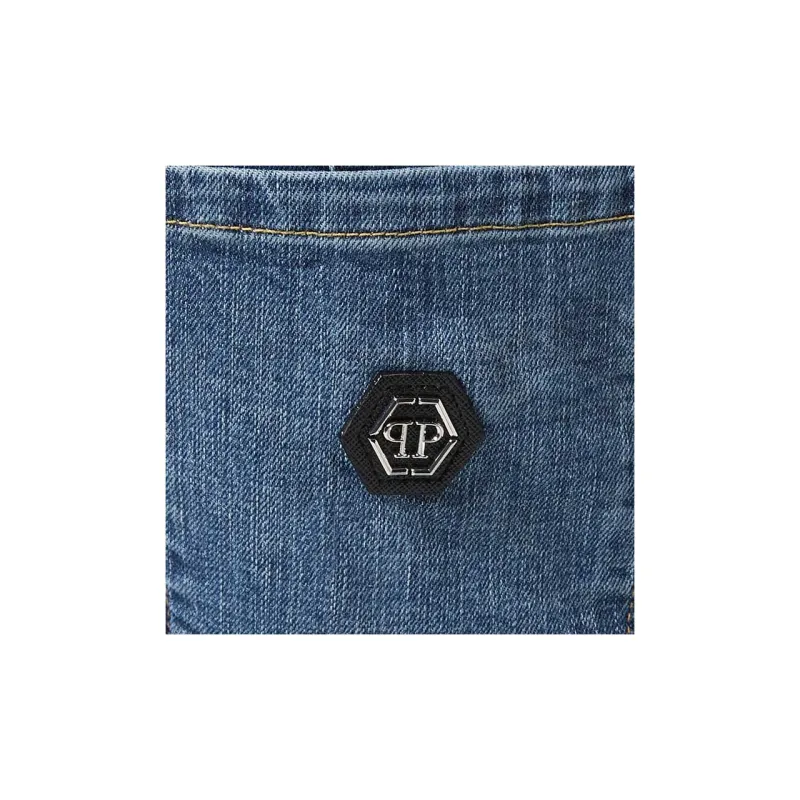 PHILIPP PLEIN Logo plaque Jeans-4