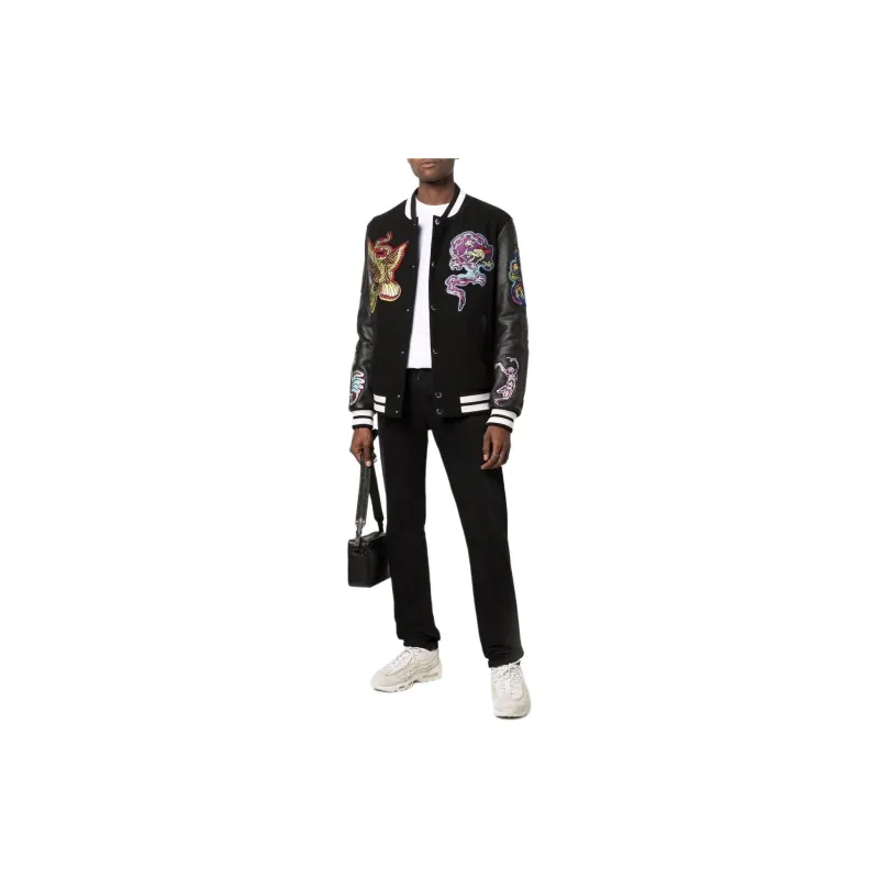 PHILIPP PLEIN Varsity Bomber Jacket-1