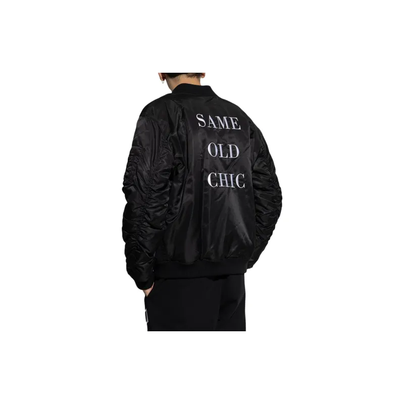 MOSCHINO Zip up Padded Bomber Jacket-2