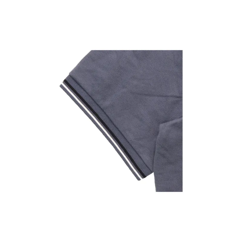 EMPORIO ARMANI Slim fit Stretch Piqué Polo Shirt With Micro Eagle-5