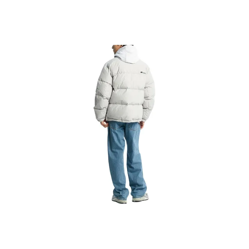 New Balance Down Jacket Unisex Light Gray-6