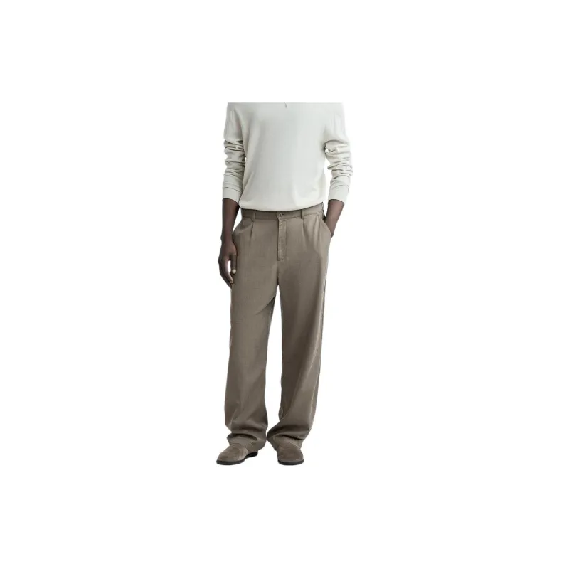 ZARA Suit Trouser Men's Dark Taupe-2