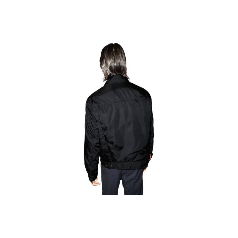 VERSACE Jackets Men Black-4