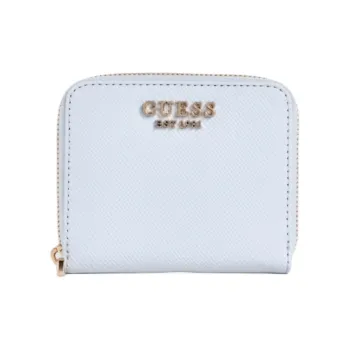 GUESS Artificial Leather Wallet Small Size Women's Blue