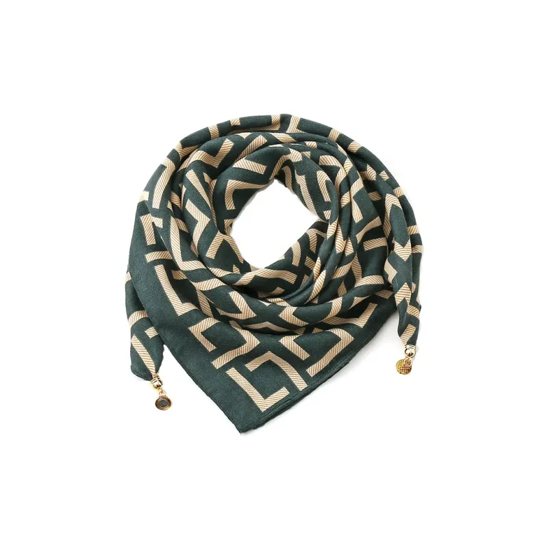 Mulinsen Polyester Knit Scarves Women's-1