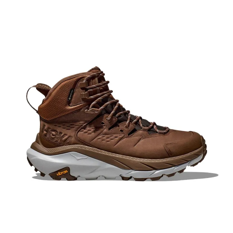 HOKA ONE ONE Kaha 2 Slip Resistant Mid Top Hiking Shoes Women's Dark Brown-1